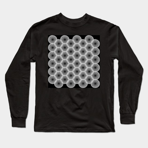 Pi spiral 002 Long Sleeve T-Shirt by rupertrussell